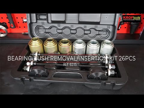 KROFtools 6315 - Bearing bush removal/insertion kit 26 pieces