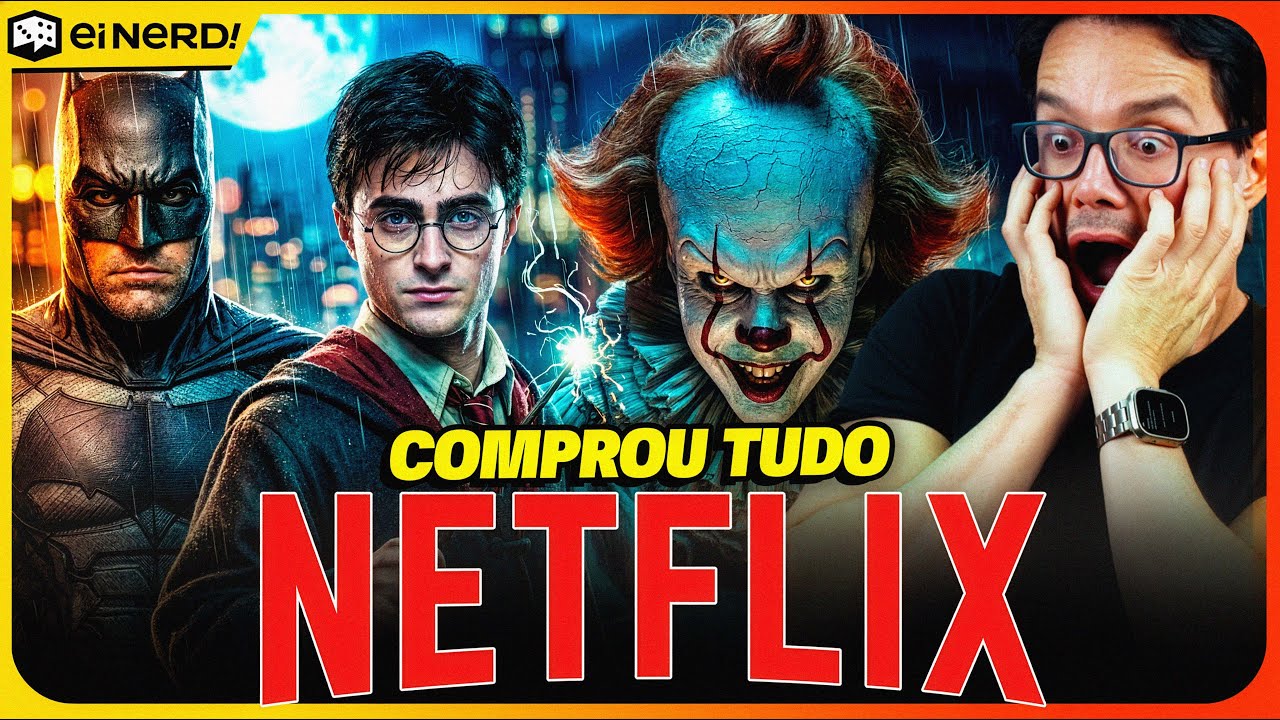 AGORA É TUDO DA NETFLIX! DC, HARRY POTTER, BEN 10, SENHOR DOS ANÉIS E MUITO MAIS