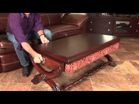 Tableman Furniture - It's an Ottoman, It's a Table... It's Both!