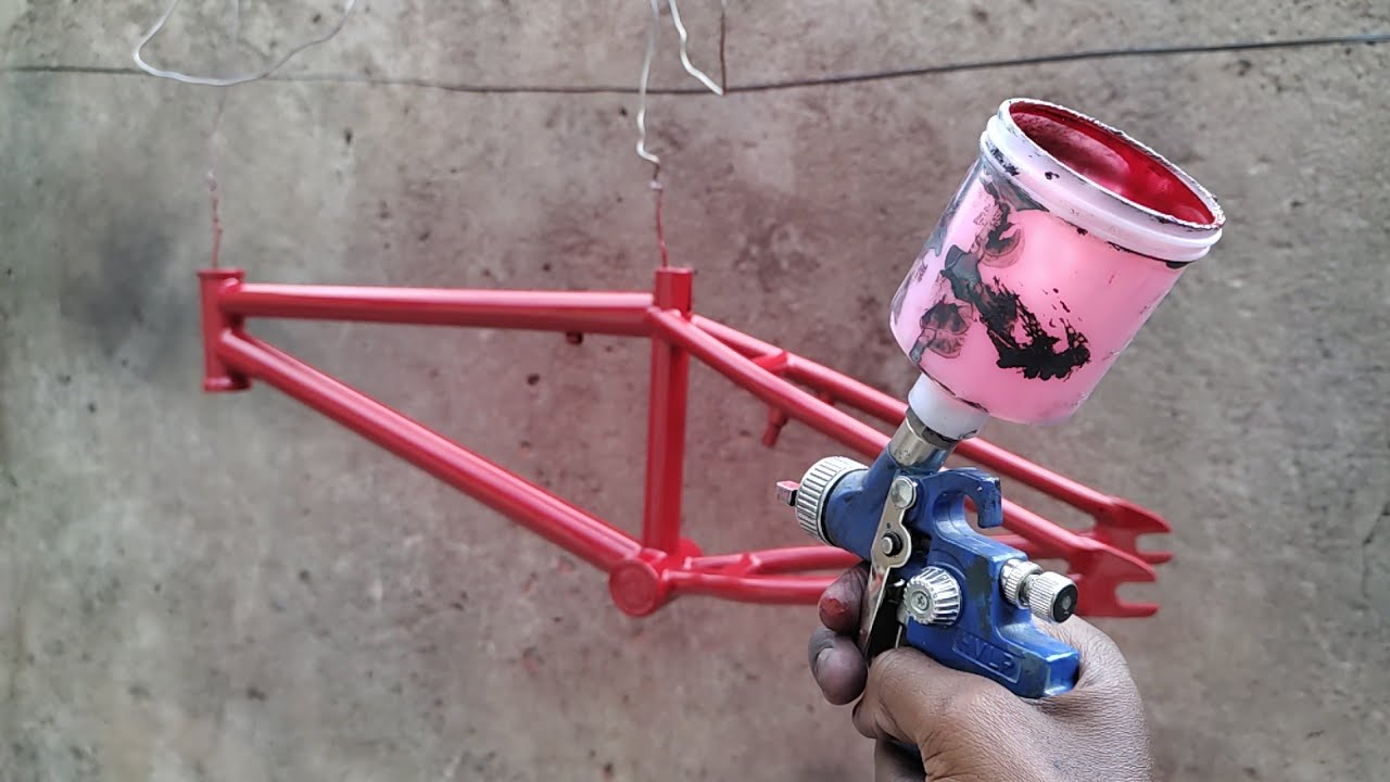 Red FitbikeCo BMX Bike restoration. (Satisfying)