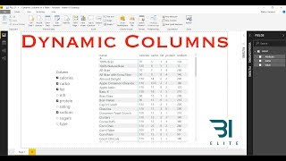 Power BI - Dynamic Columns in a Table