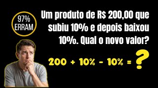 Quiz de Porcentagem:  Aprenda a calcular descontos e não seja enganado!
