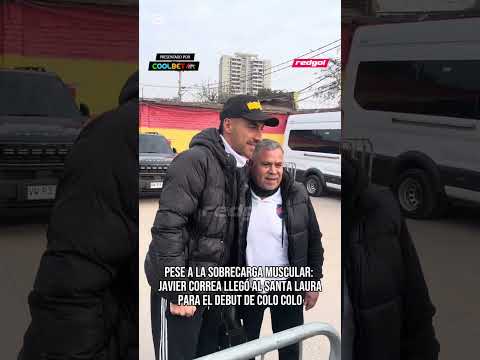 Correa también llegó al Santa Laura 🏁⚽