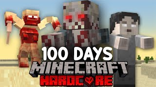 I Survived 100 Days in a ZOMBIE WASTELAND in Minecraft...