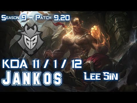 G2 Jankos LEE SIN vs DR. MUNDO Jungle - Patch 9.20 EUW Ranked