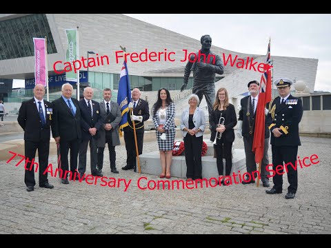 Capt Johnnie Walker 77th anniversary service.