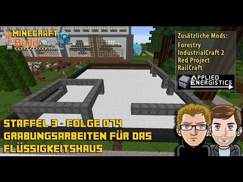 Let´s Play Buildcraft [HD]+] S03E074 - Grabungsarbeiten für das Flüssigkeitshaus