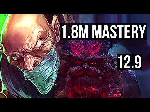 SINGED vs ORNN (TOP) | Rank 5 Singed, 12/2/13, 1400+ games, 1.8M mastery | EUW Master | 12.9