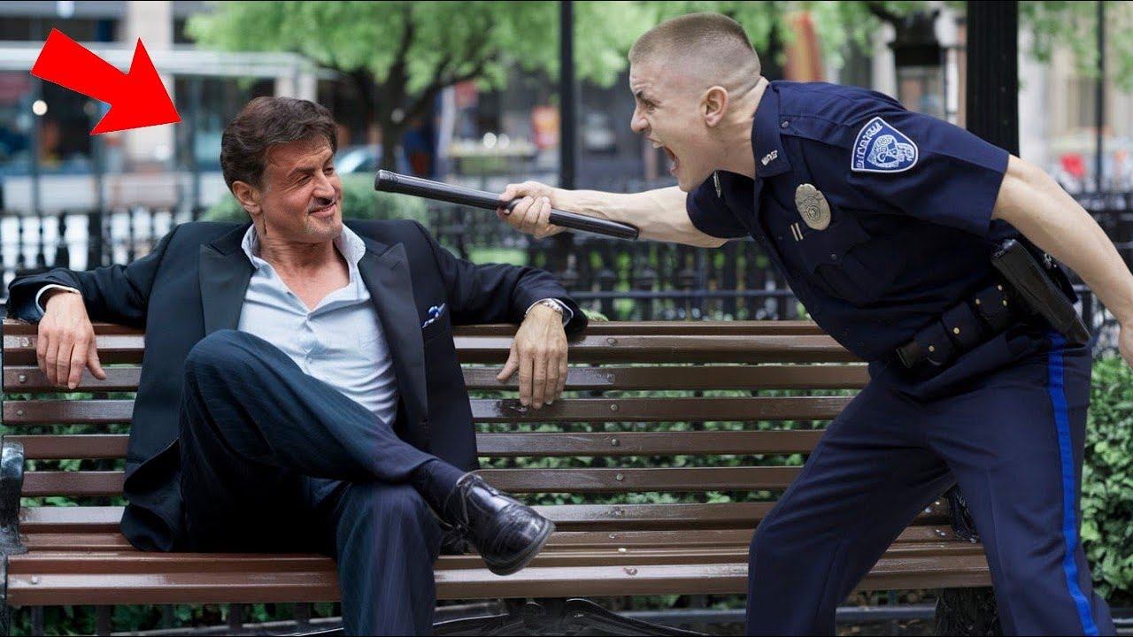 Cop Hit Sylvester Stallone with a Baton, But Seconds Later Realized He Messed with the Wrong Person