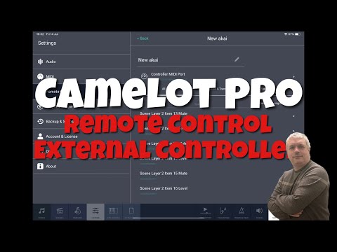 Audio Modeling Camelot Pro, iPad Live Performance - Tutorial 8: Remote Control, External Controller