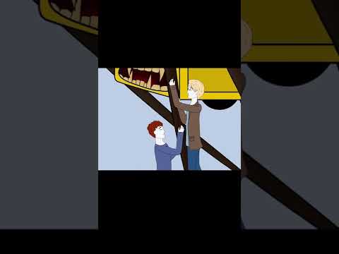 Bus Eater! SCP-2086! (11 part Cartoon Animation) #shorts