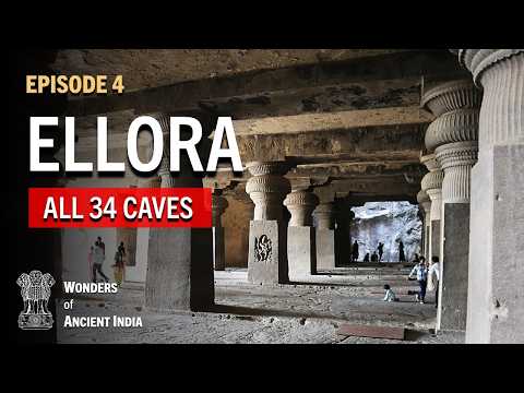 The Complete ELLORA CAVES [4K]: World's greatest rock-cut Temples | Wonders of Ancient India, Ep. 4