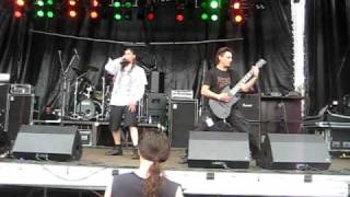 Blustery Caveat (Grotesque Impalement - Dying Fetus Cover) @ Deathfeast 2010 Hünxe 12.06.2010