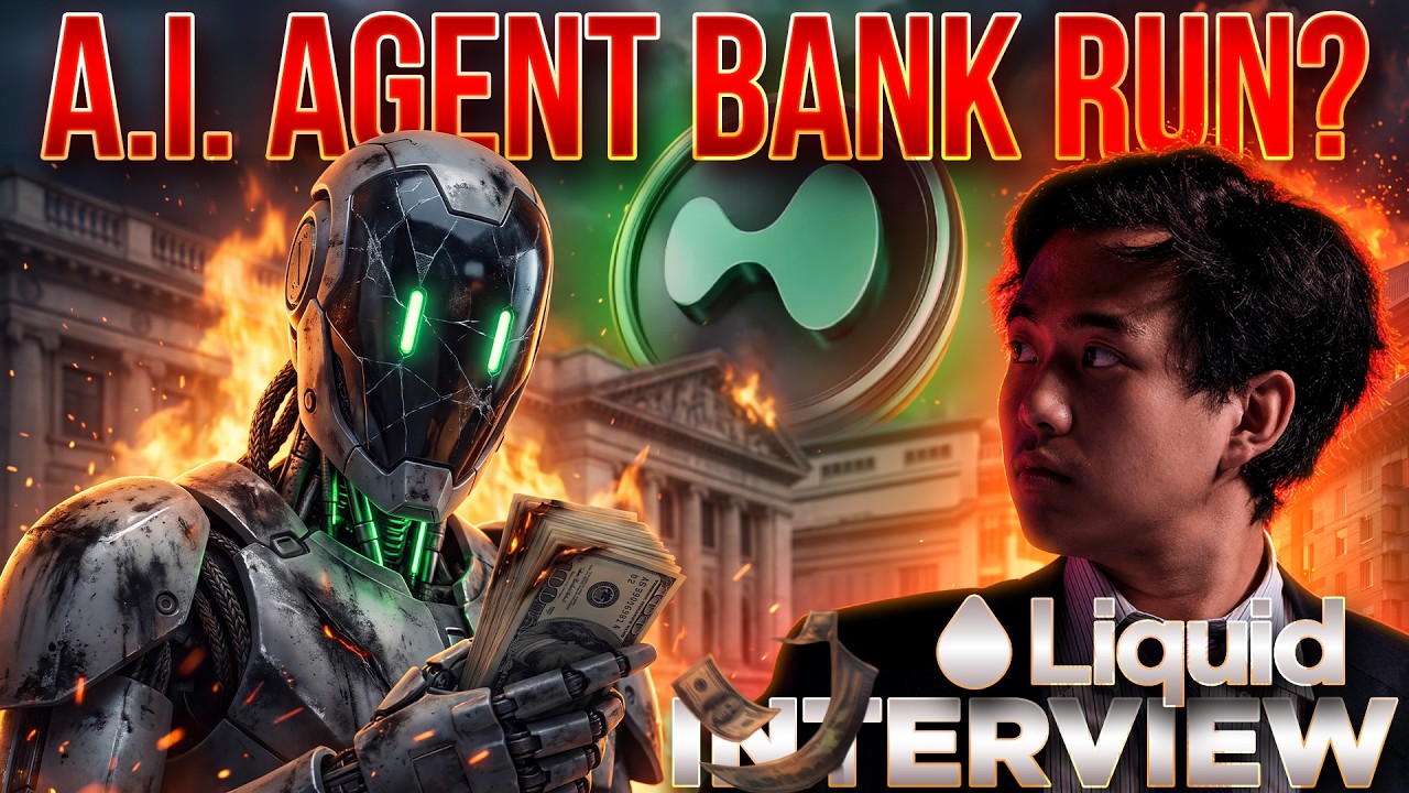 A.I. Agent Bank Run Incoming?🔥Liquid CEO Interview