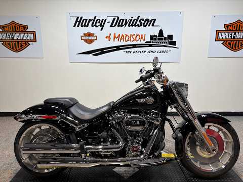 2023 FLFBS Harley-Davidson® Fat Boy® 114 Vivid Black