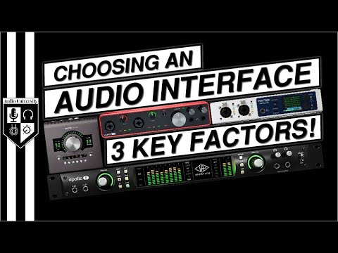 3 Keys To Choosing The Perfect Audio Interface For A Recording Studio