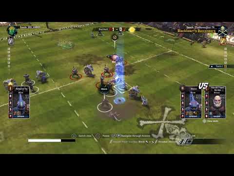Bloodbowl 2. Best passing move ever. Human thrower 'Dead-Eye' Dickson
