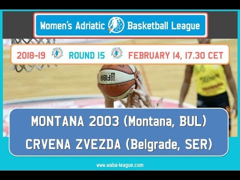WABA League Round 15 Montana 2003-Crvena zvezda (14/02, 18.30)