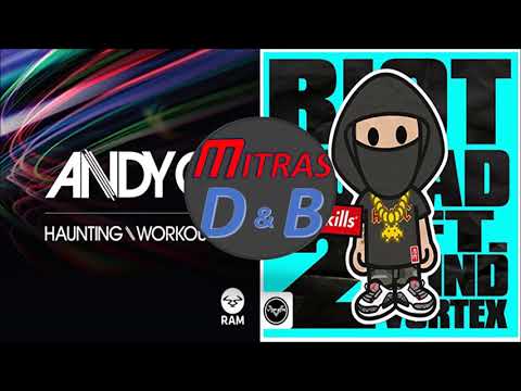 Andy C X Jaguar Skills - Haunting X The Riot Squad (Feat. Mind Vortex)(Mashup)