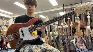Video thumbnail for Infinite / Trad JB 4 Passive Gold Purple【Test Play】 by Bass Sound Maniac