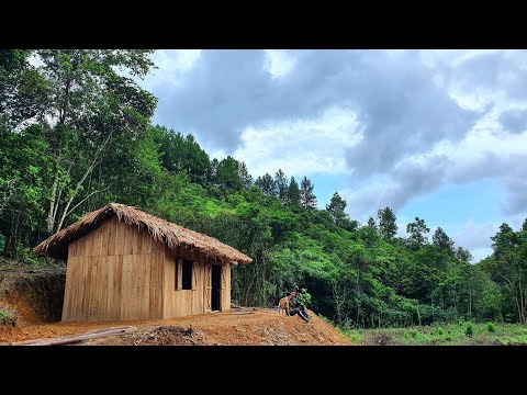 Episode 70 - Make the main door, make windows, dig a drainage ditch, install wooden bed