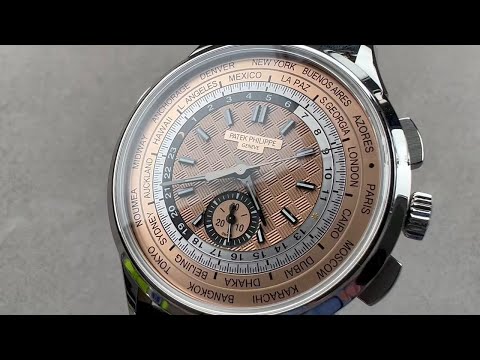 Patek Philippe 5935A-001 World Time Chronograph – Stainless Steel & Salmon Dial Review