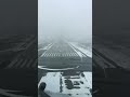 Boeing B767 landing in snow, Milan Malpensa MXP, 35L. Italy. 1080p HD