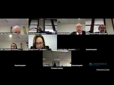 SESSÃO DA QUINTA TURMA - TRT/RJ - 22/10/2025