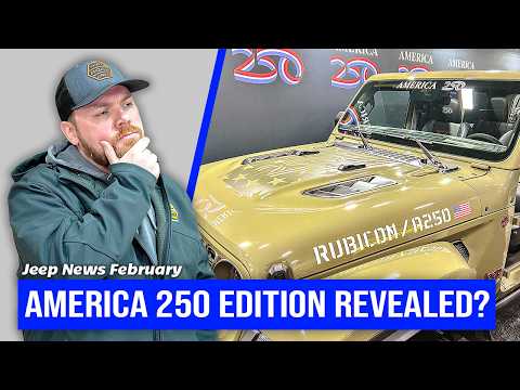 America 250 Edition Jeep Wrangler Revealed? | Jeep News February