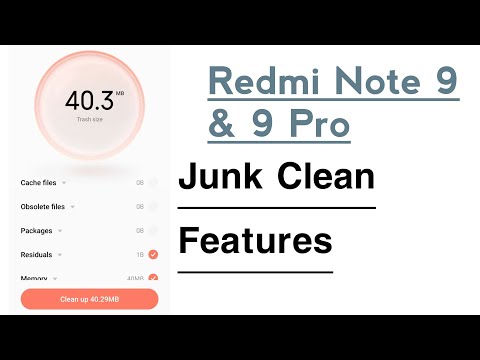 Redmi Note 9, 9 Pro How To Clean Junk And Virus | Redmi Note 9, 9 Pro Clean Kaise Kare