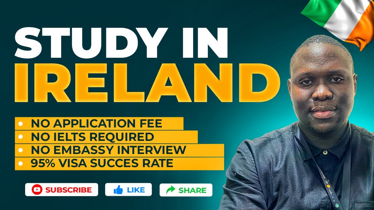 Study in Ireland 🇮🇪 / No application fee / English proficiency waiver available