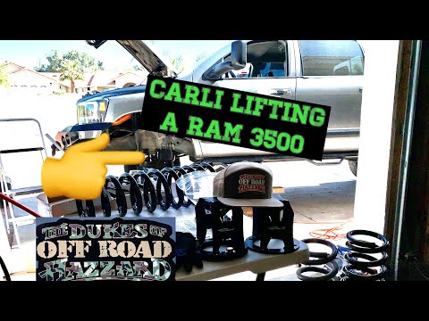 Installing Carli Lift kit Ram 3500