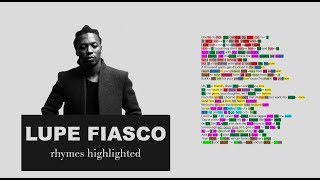 Lupe Fiasco - King Nas - Verse 1 &amp; 2 - Lyrics, Rhymes Highlighted (098)