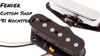 Video thumbnail for Fender Custom Shop '51 Nocaster Pickups by Bart Dietvorst