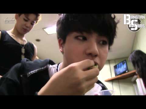 [ENG] 140928 [BANGTAN BOMB] Eating salad