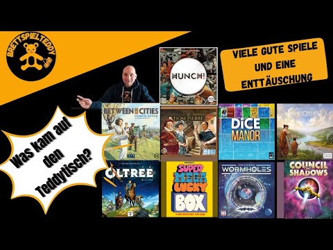 Was kam auf den Teddytisch - Gespielte Spiele und meine Meinung - Brettspiel Teddy - Board Games