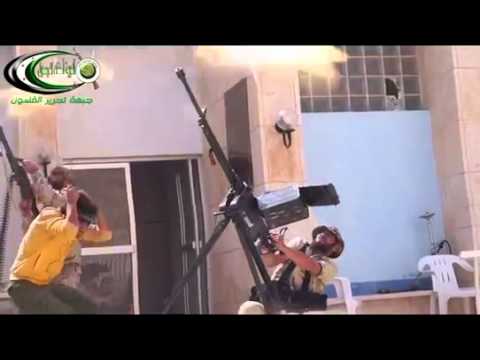 التصدي للطيران الحربي من قبل الجيش الحر على جبهة معلولا في ريف دمشق