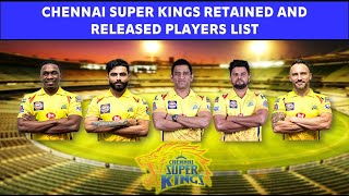 CSK retained players list 2021| Chennai super kings retained players| CSK released players list 2021