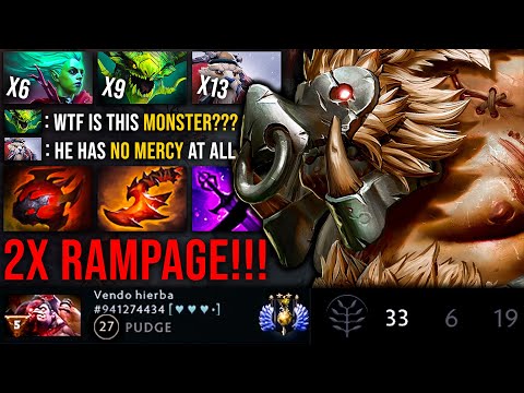OMG 2x RAMPAGE!!! 7000HP & 33KILLS - What Kind Of MONSTER Is This? | Pudge Official