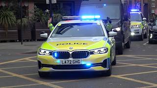 Metropolitan Police Special Escort Group Category-A prisoner training runs around London