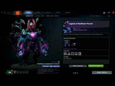 Dota 2 Collector cache Night stalker "Legends of Darkheart Pursuit"