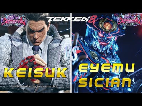T8 🔥 Keisuke (#1 Kazuya) vs Eyemusician (#1 Yoshimitsu) 🔥 Tekken 8 High Level Gameplay!
