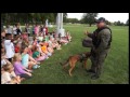 Delaware County Sheriff's Show K-9 demonstration for kids