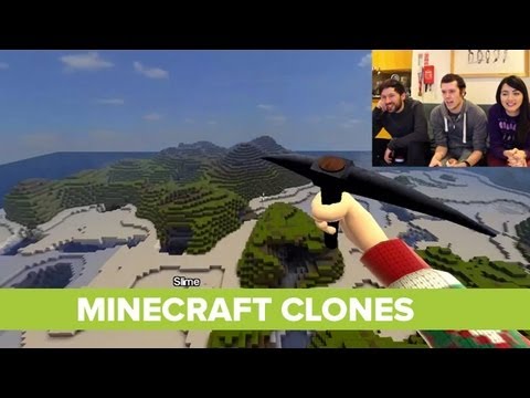 Let's Play Minecraft Clones Indie Games - CastleMiner Z, Miner of Duty, Miner4ever