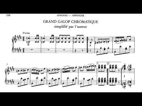 Liszt – Grand Galop Chromatique, S219a (Filipec)