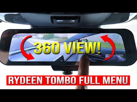 Rydeen Tombo 360X / 360View Mirror Dash Cam Best Settings!