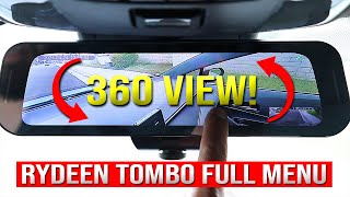 Rydeen Tombo 360X / 360View Mirror Dash Cam Best Settings!