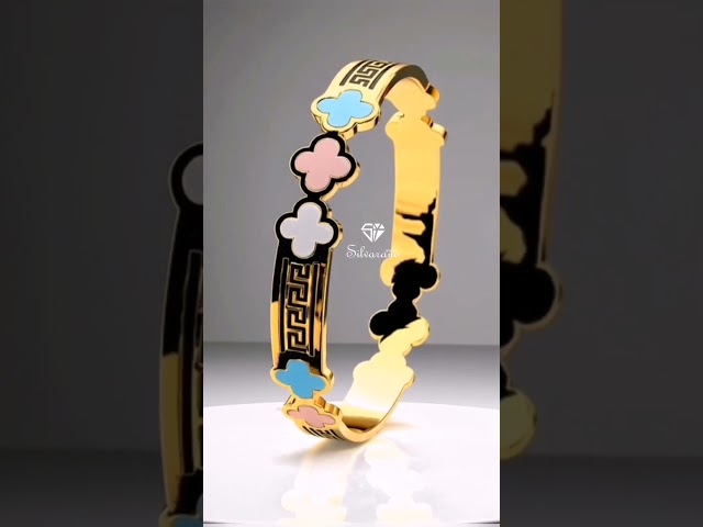 بنجره من الفضة الخالصة عيار 925 مطلي بالذهب