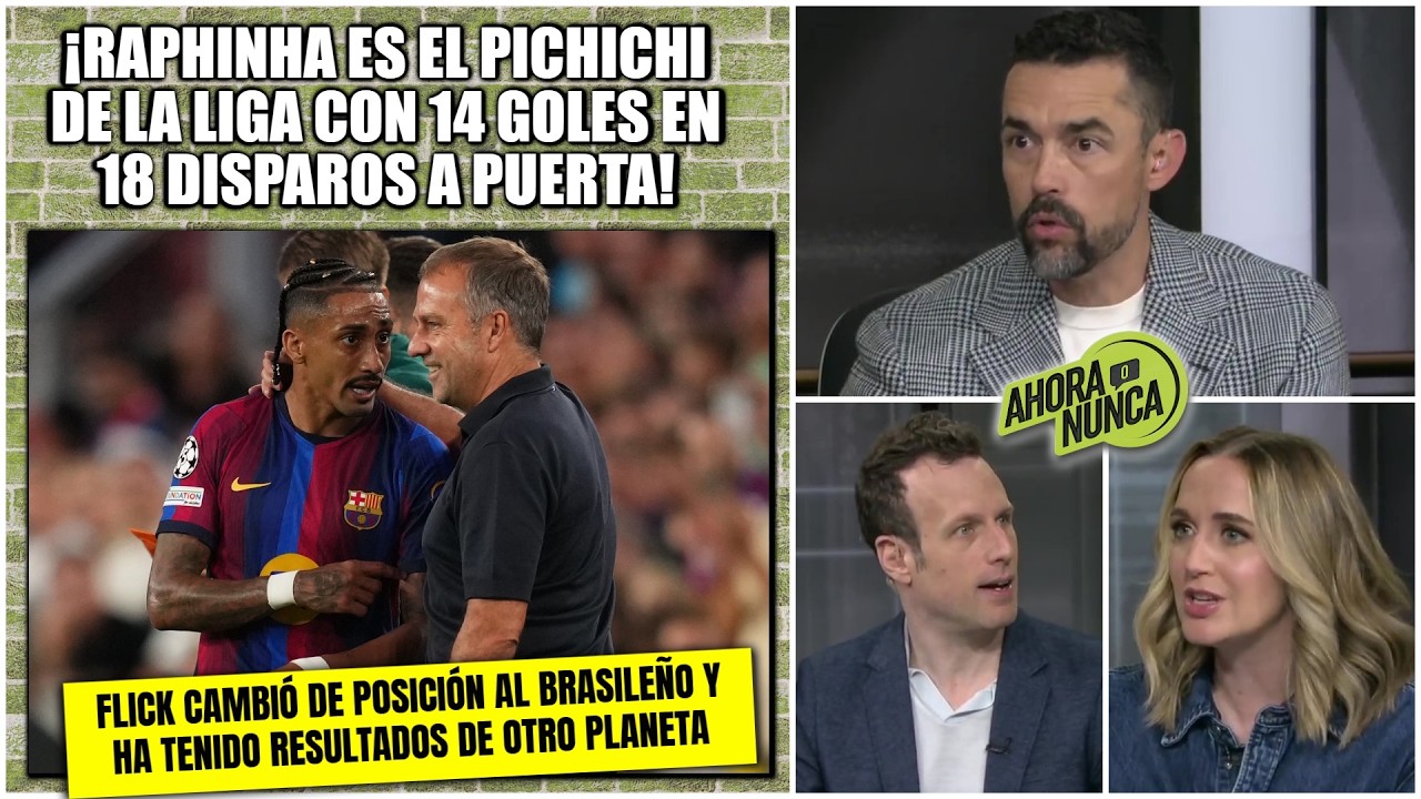 RAPHINHA es ¿el MEJOR JUGADOR del MUNDO en la ACTUALIDAD? Flick es el genio detrás | Ahora o Nunca