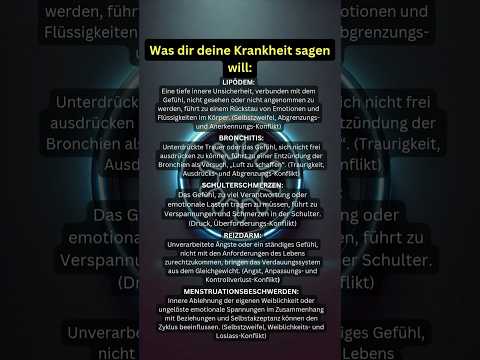 Dein Körper spricht zu dir! #krankheit